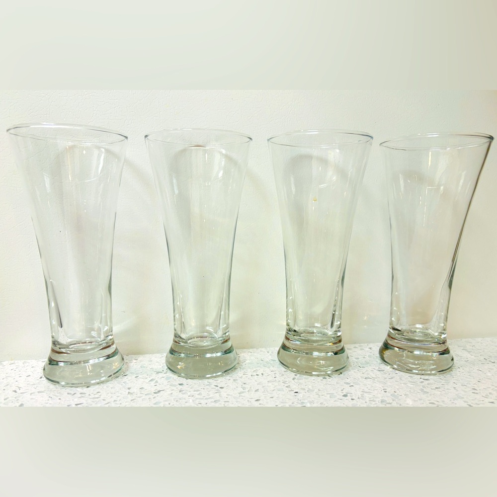 Set of Four Pilsner Glasses